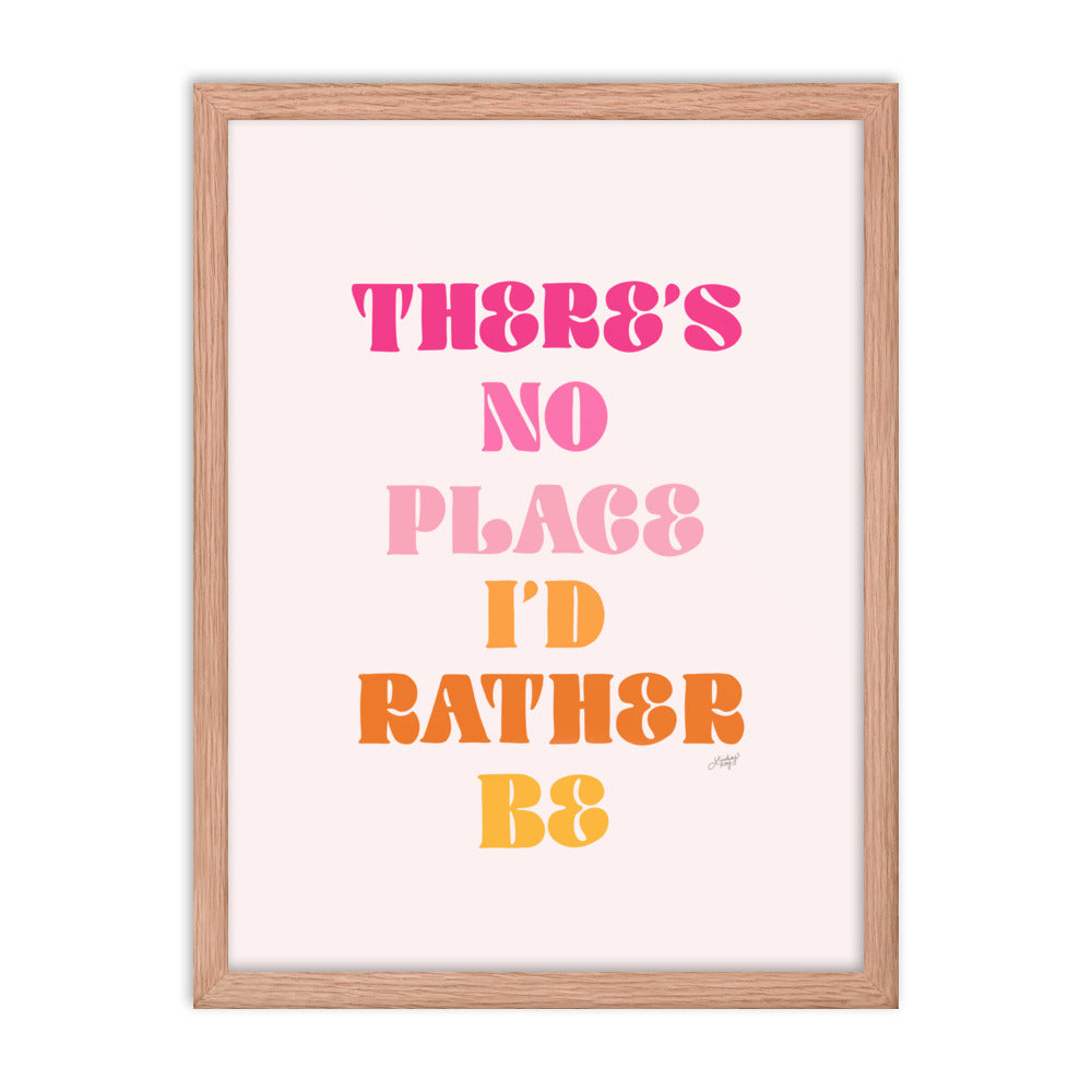 No Place, Paroles de Rüfüs Du Sol - Impression mate encadrée