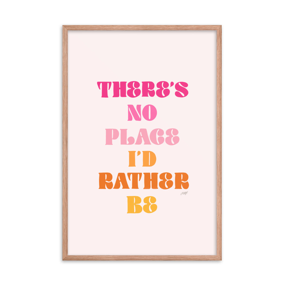 No Place, Paroles de Rüfüs Du Sol - Impression mate encadrée
