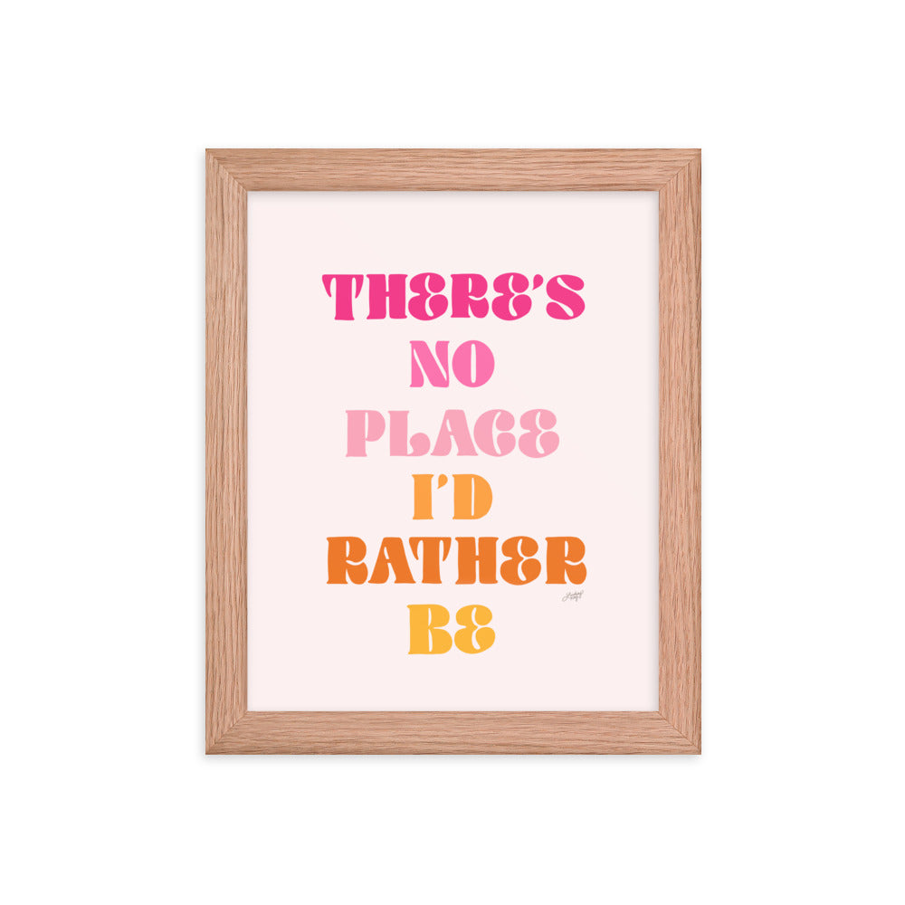 No Place, Paroles de Rüfüs Du Sol - Impression mate encadrée