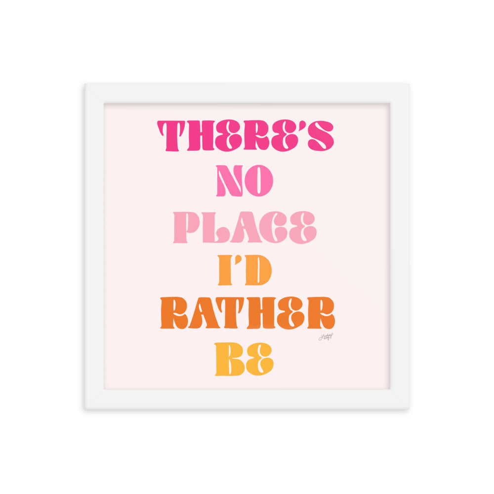 No Place, Paroles de Rüfüs Du Sol - Impression mate encadrée
