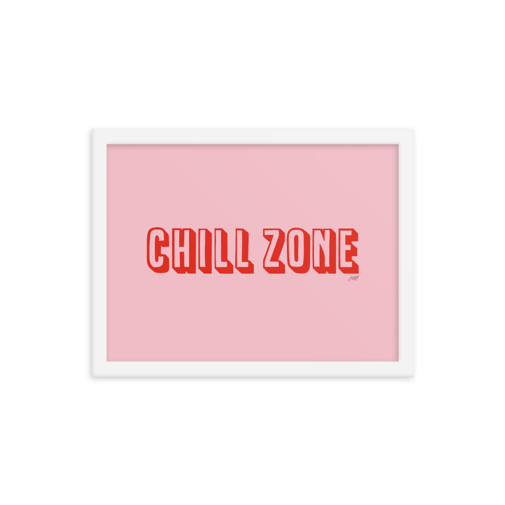 Chill Zone - Framed Matte Print