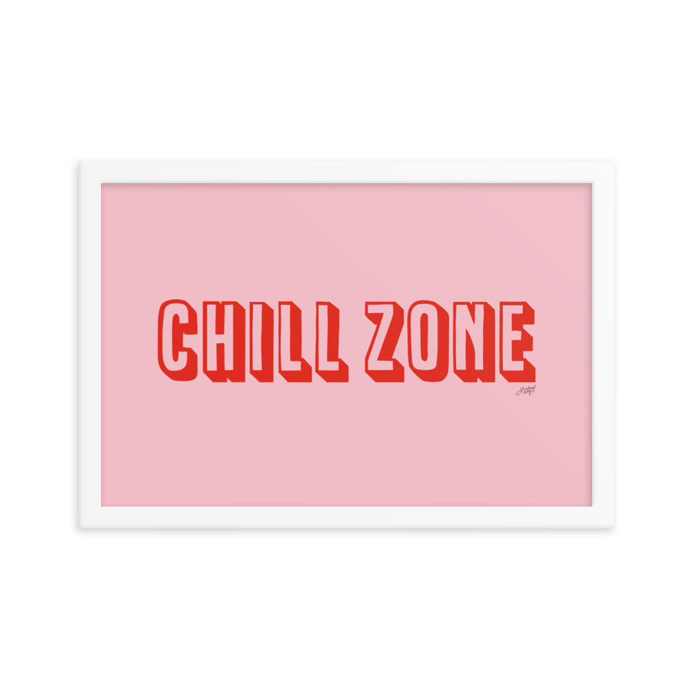 Chill Zone - Framed Matte Print