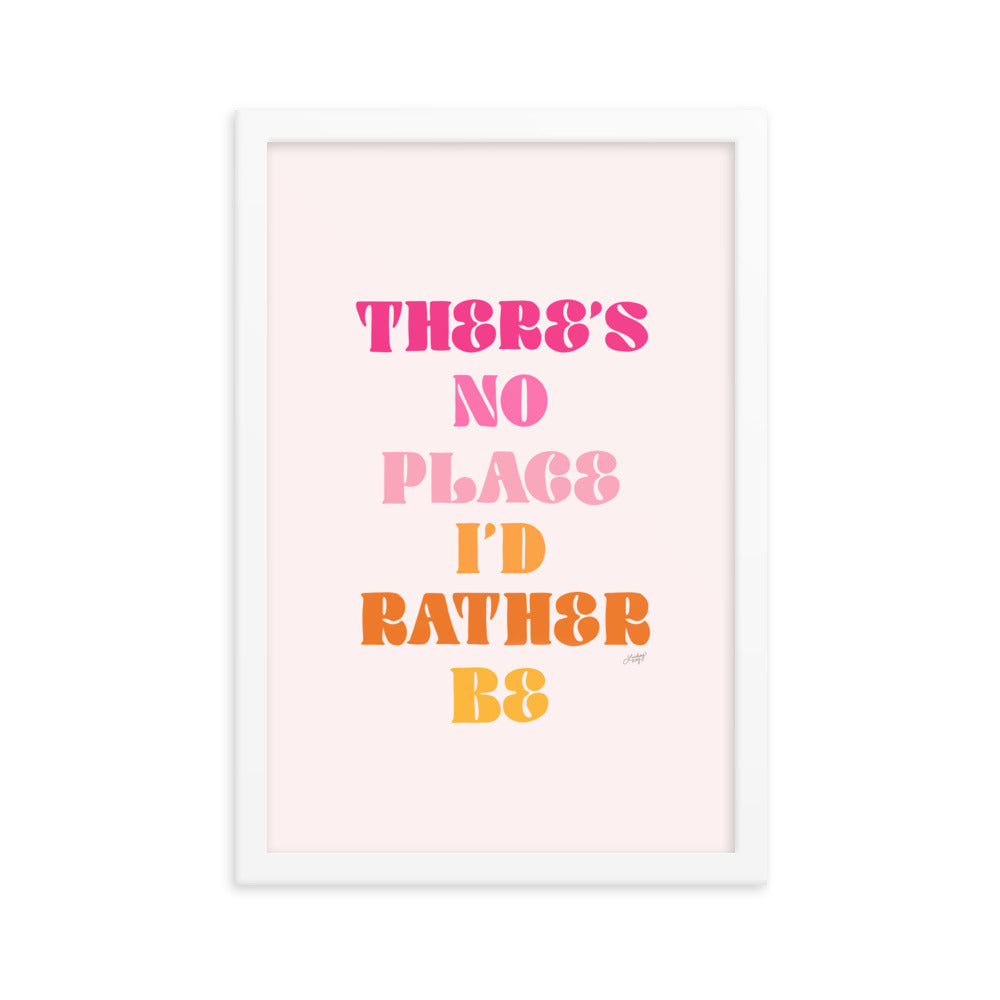 No Place, Paroles de Rüfüs Du Sol - Impression mate encadrée
