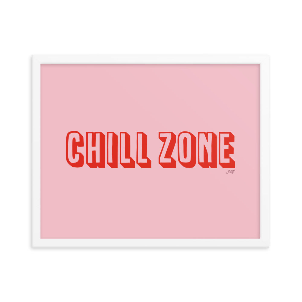 Chill Zone - Framed Matte Print