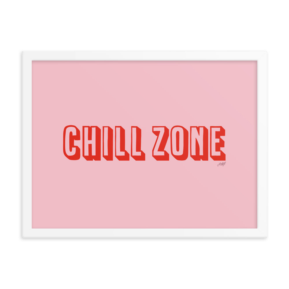 Chill Zone - Framed Matte Print