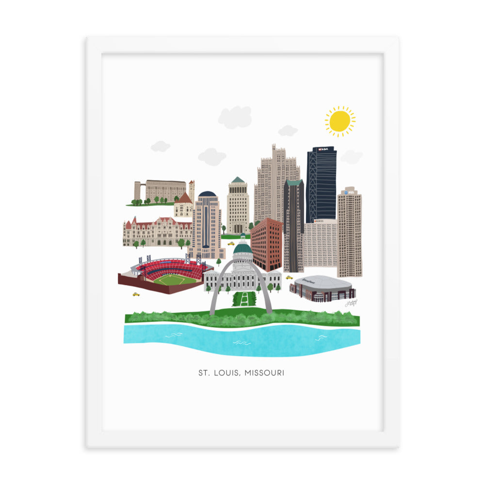 Illustration de Saint-Louis - Impression encadrée