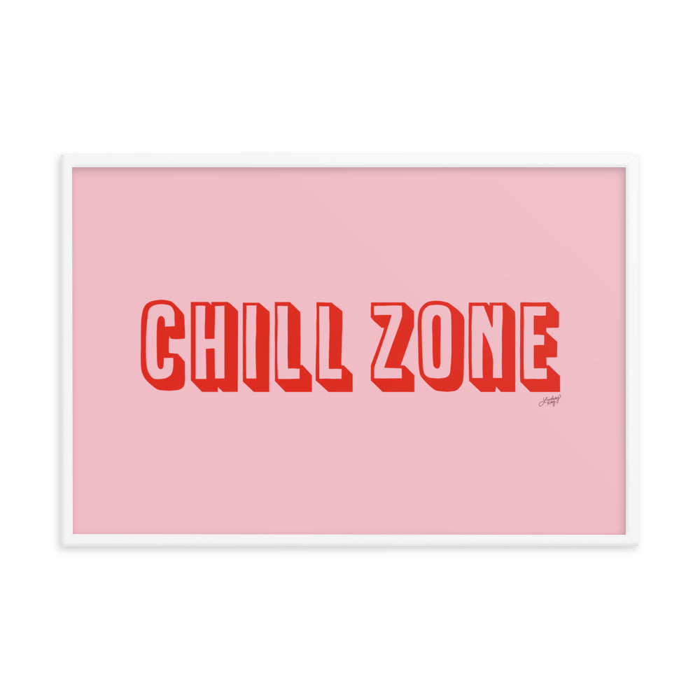 Chill Zone - Framed Matte Print