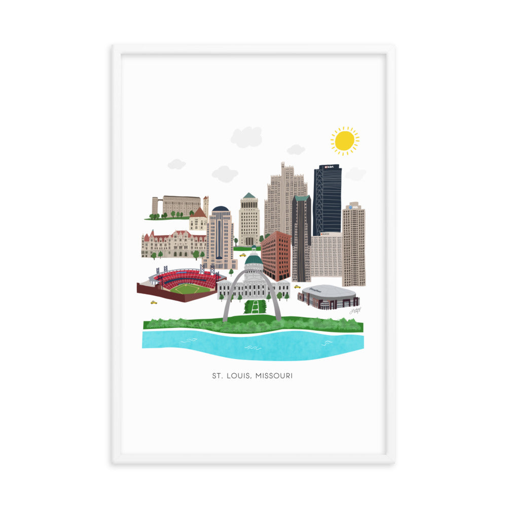 Illustration de Saint-Louis - Impression encadrée