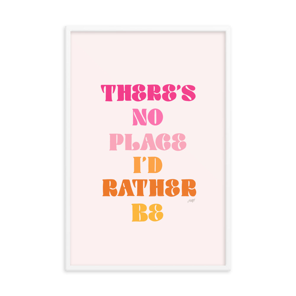 No Place, Paroles de Rüfüs Du Sol - Impression mate encadrée