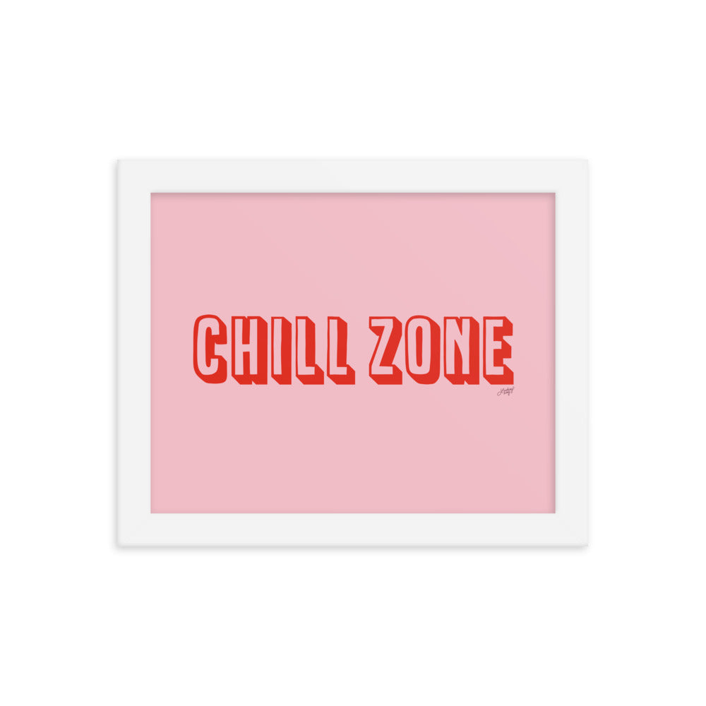 Chill Zone - Framed Matte Print