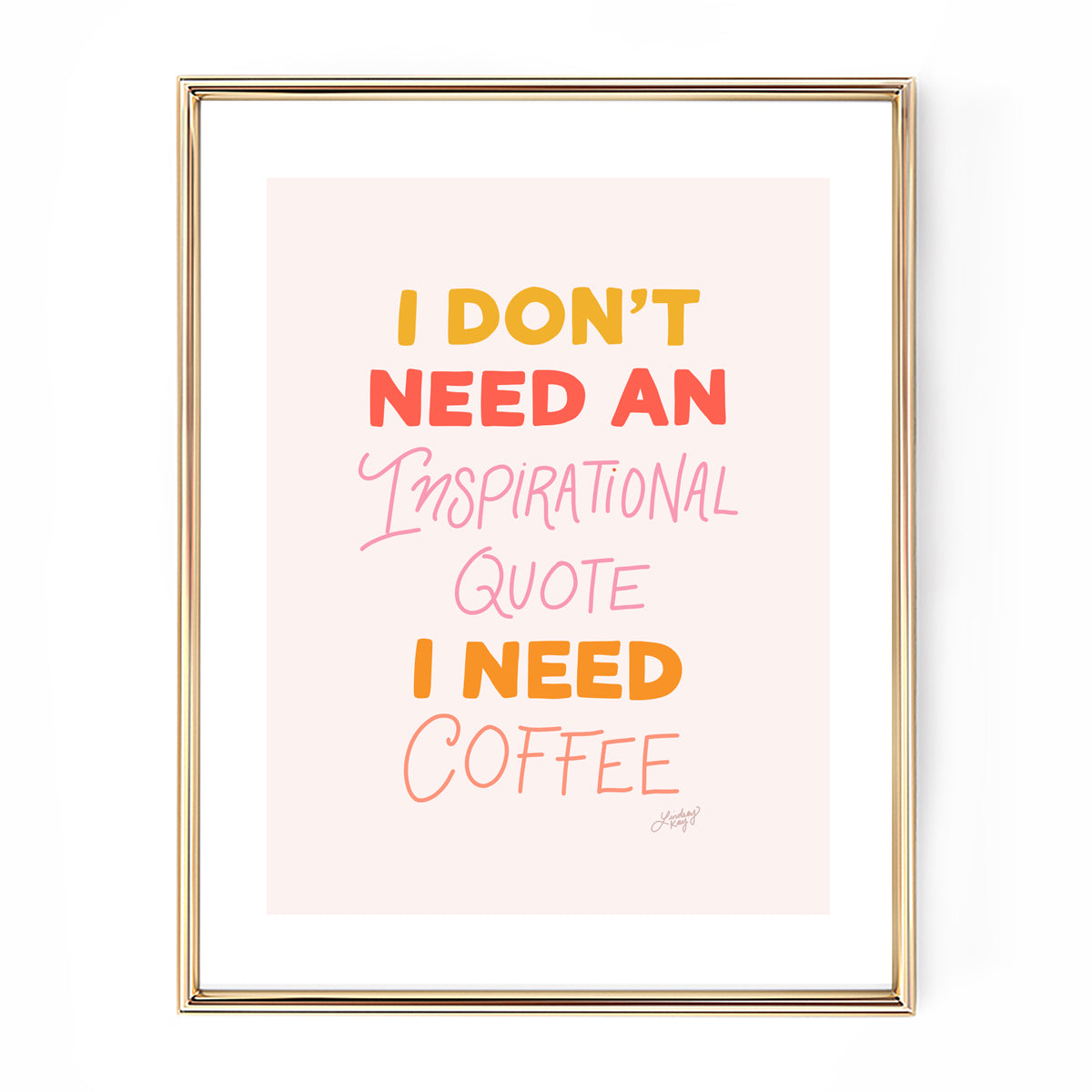 Hand-lettered She Has Grace in Her Heart and Fire in Her Soul art print by Lindsey Kay Collective – inspirational black and white wall art – perfect for nurseries, female office decor, dorm rooms, or empowering gallery walls – printed on enhanced matte paper with vibrant inks – available in 10 sizes