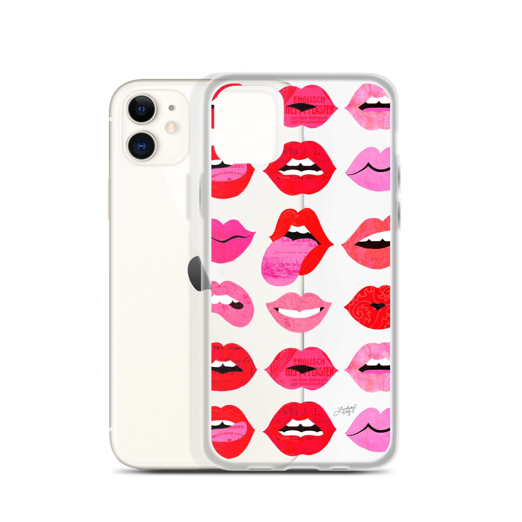 Labios de Amor - Funda transparente para iPhone®