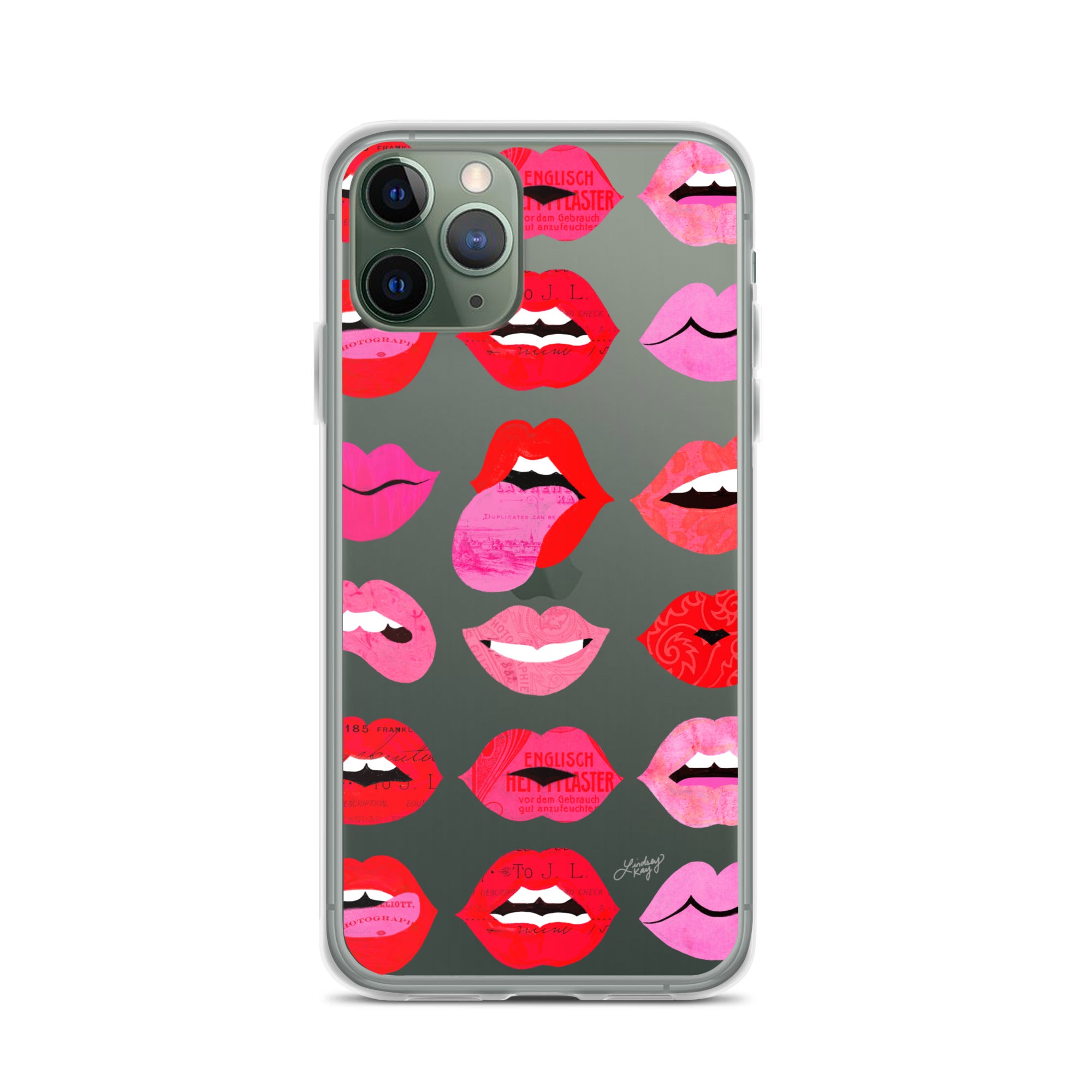 Labios de Amor - Funda transparente para iPhone®