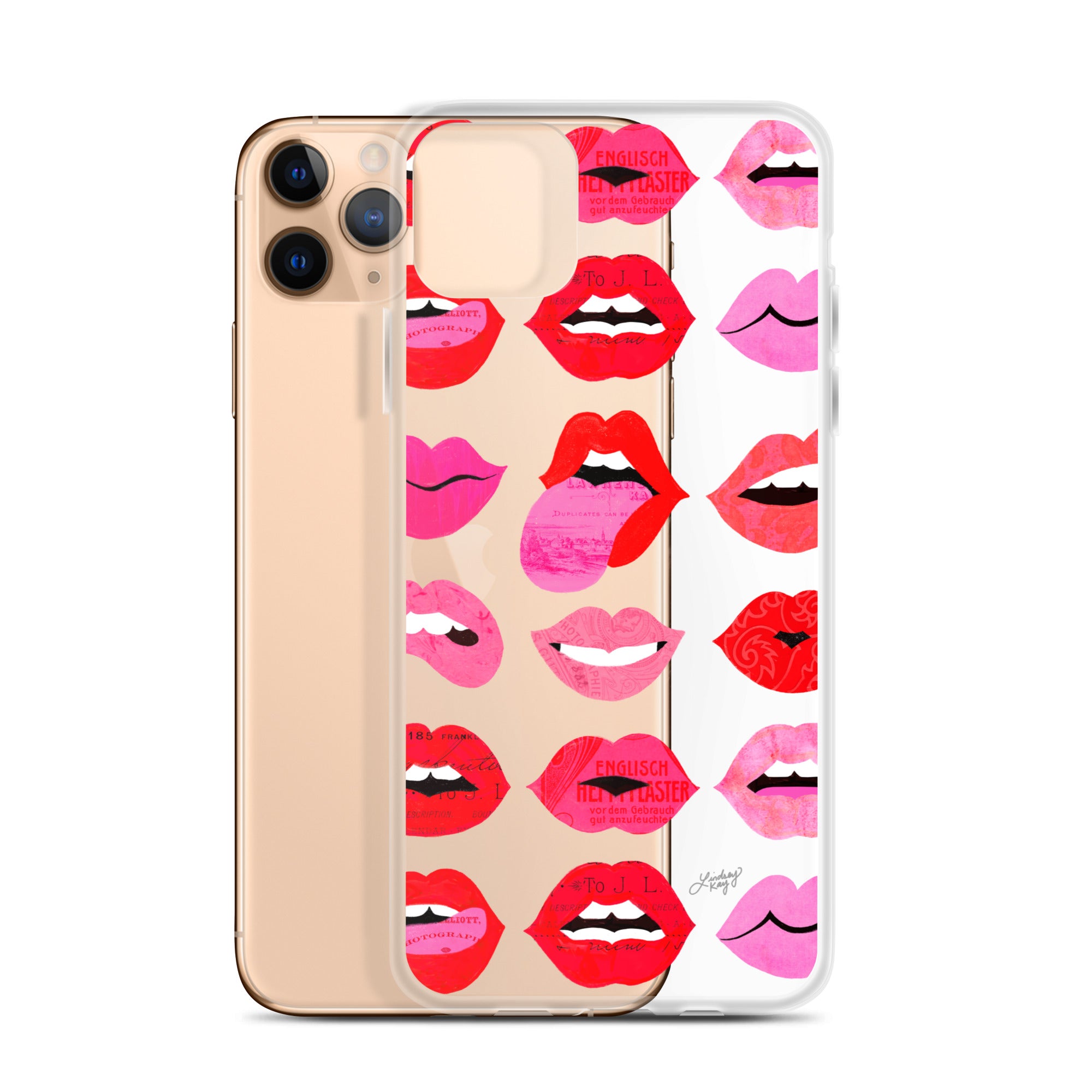 Labios de Amor - Funda transparente para iPhone®