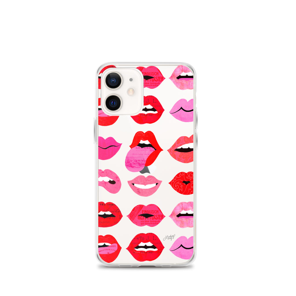 Lips of Love - Clear iPhone Case