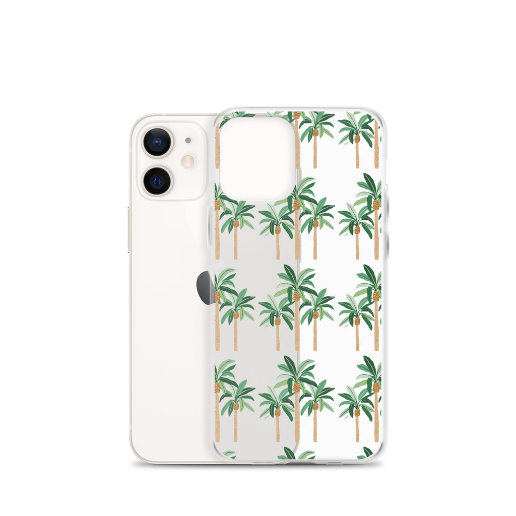 Palm Tree Illustration - iPhone Case