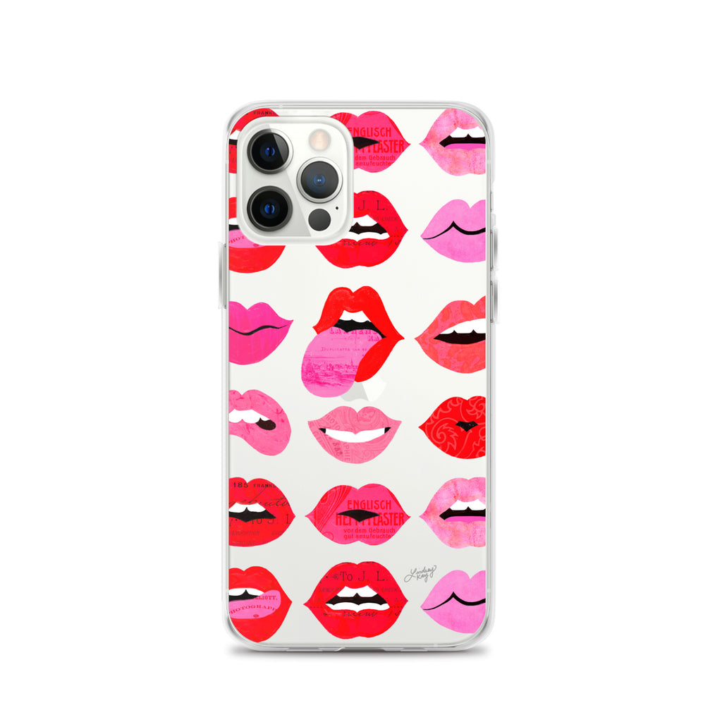 Lips of Love - Clear iPhone Case