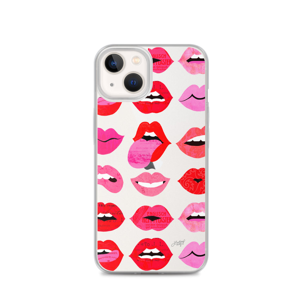 Lips of Love - Clear iPhone Case