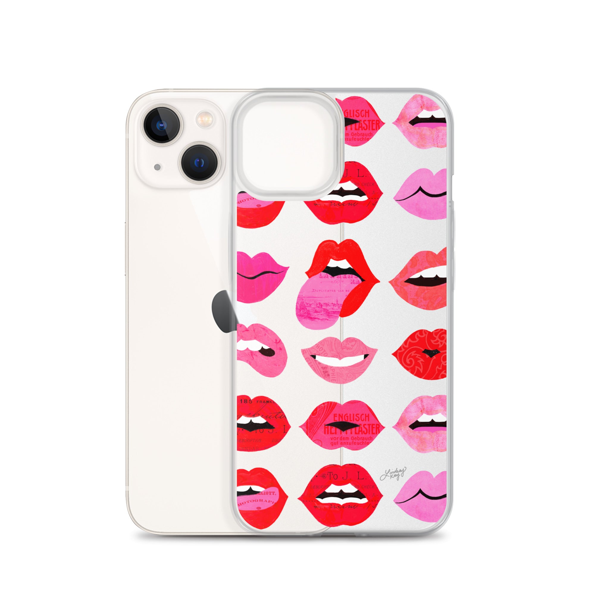 Labios de Amor - Funda transparente para iPhone®