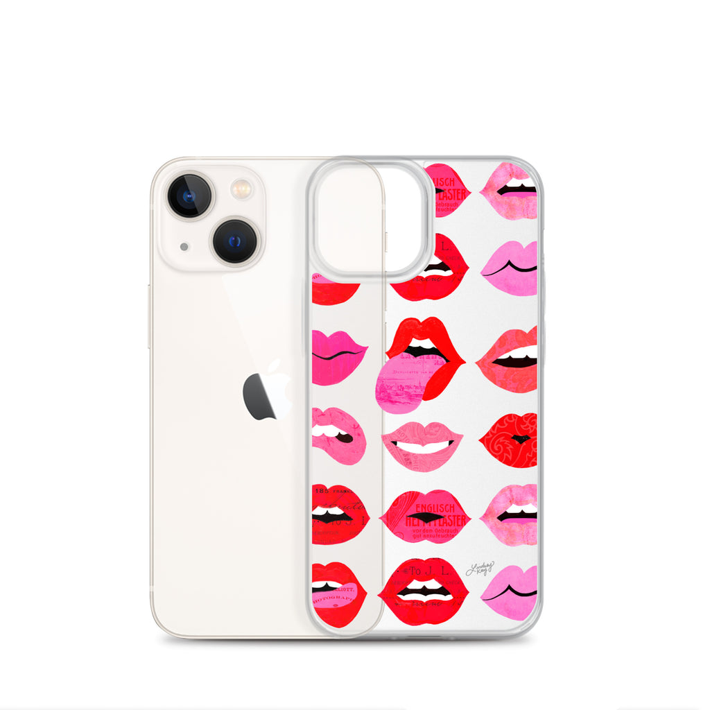 Lips of Love - Clear iPhone Case