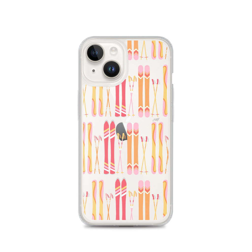 Ski's Illustration (Warm Palette) - iPhone Case