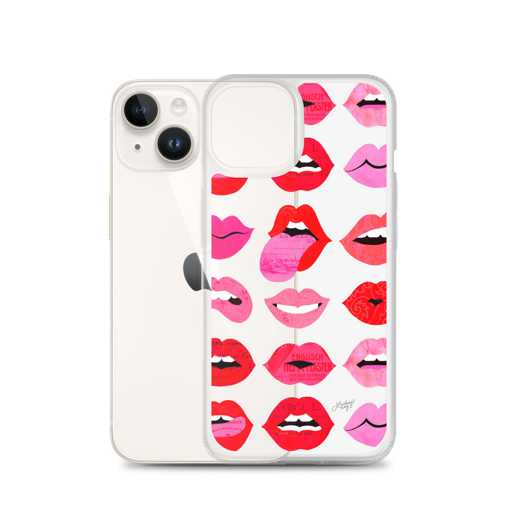 Lips of Love - Clear iPhone Case
