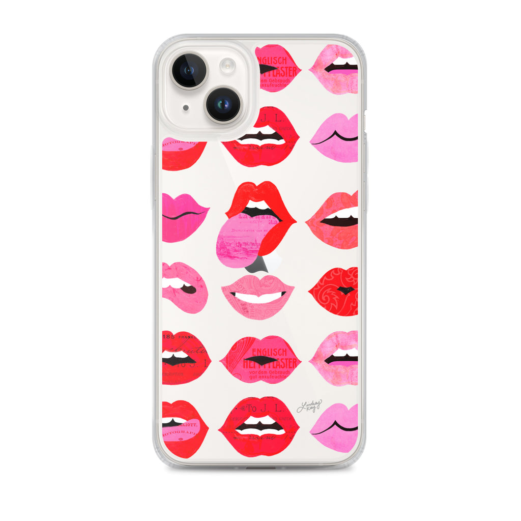 Lips of Love - Clear iPhone Case