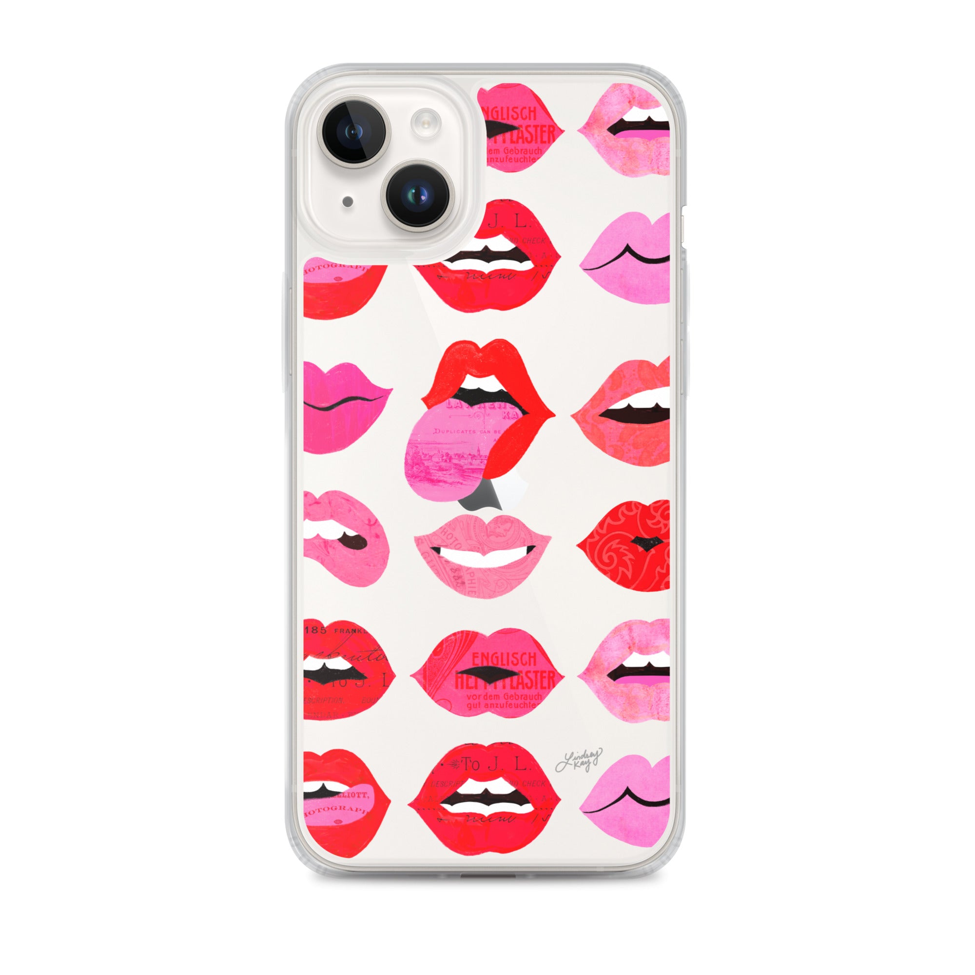 Labios de Amor - Funda transparente para iPhone®