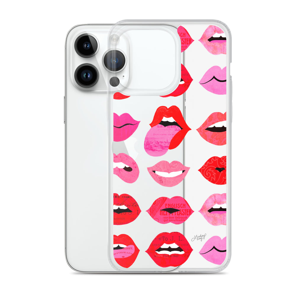 Lips of Love - Clear iPhone Case