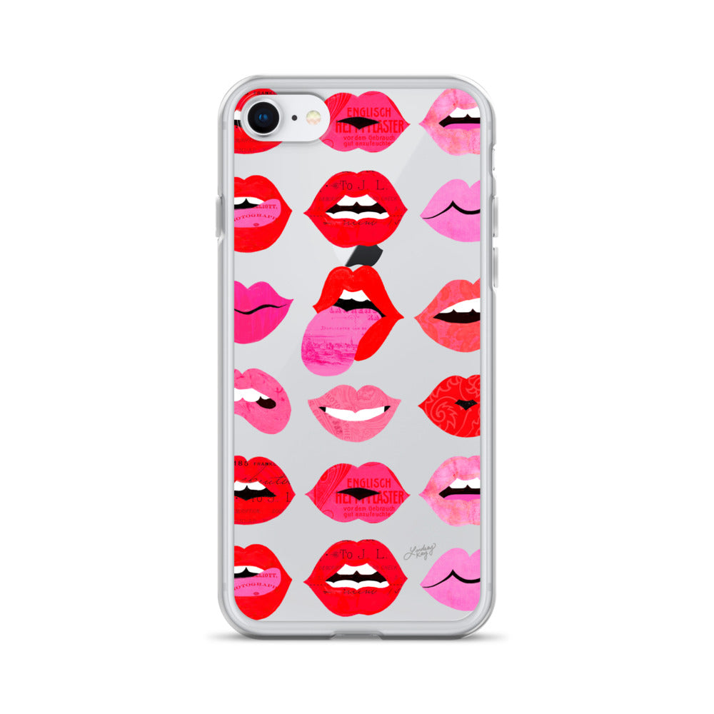 Labios de Amor - Funda transparente para iPhone®