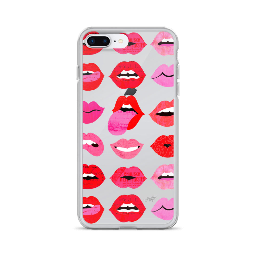 Labios de Amor - Funda transparente para iPhone®