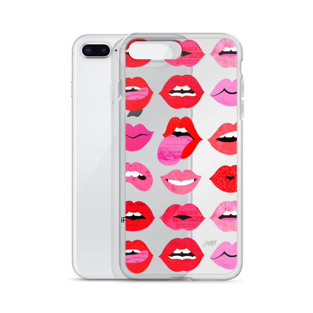 Labios de Amor - Funda transparente para iPhone®