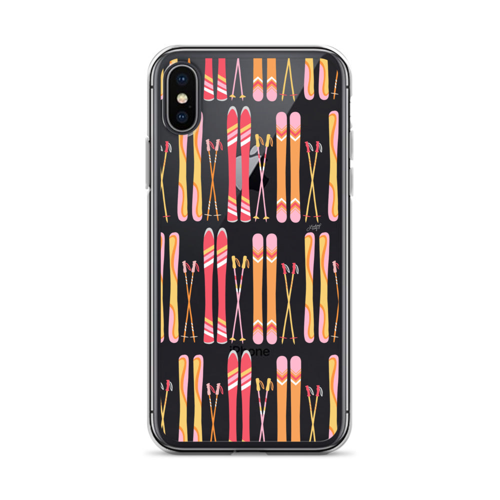 Ski's Illustration (Warm Palette) - iPhone Case