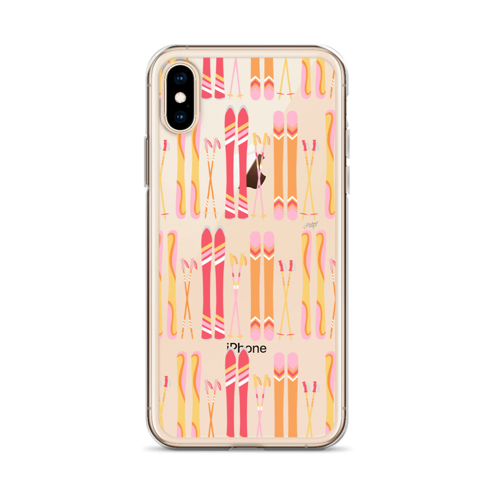 Ski's Illustration (Warm Palette) - iPhone Case