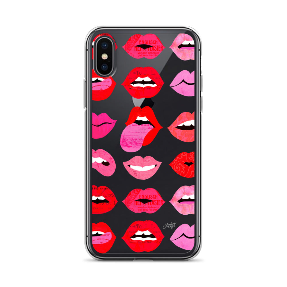 Labios de Amor - Funda transparente para iPhone®