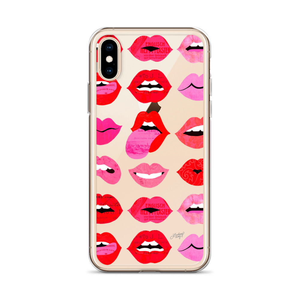 Labios de Amor - Funda transparente para iPhone®