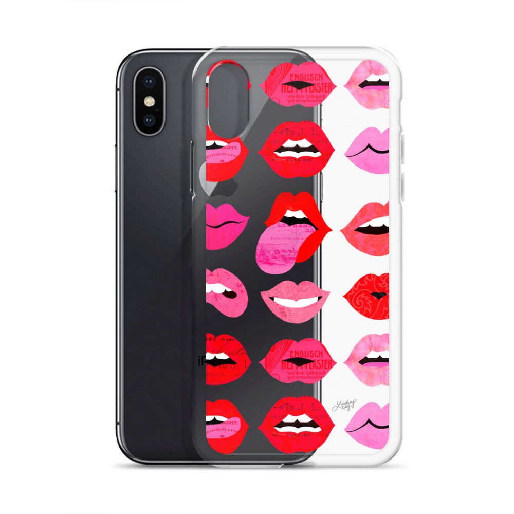 Labios de Amor - Funda transparente para iPhone®