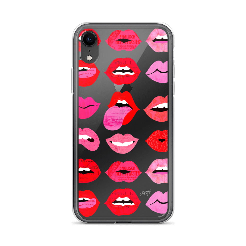 Labios de Amor - Funda transparente para iPhone®