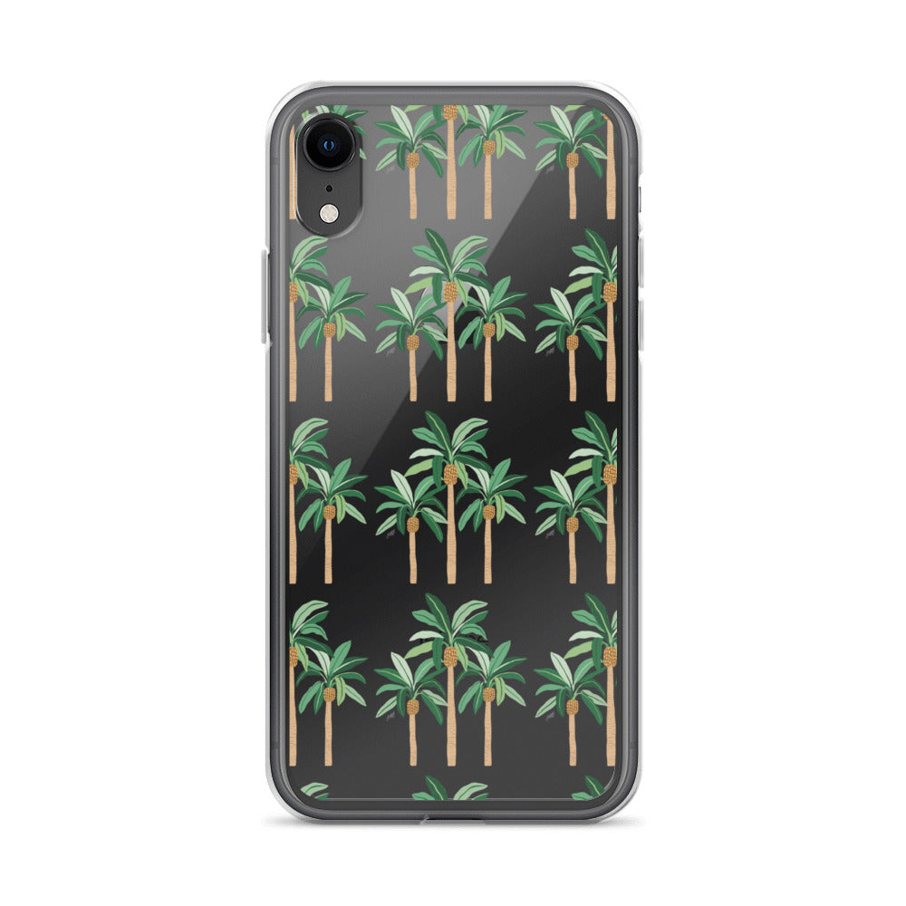 Palm Tree Illustration - iPhone Case