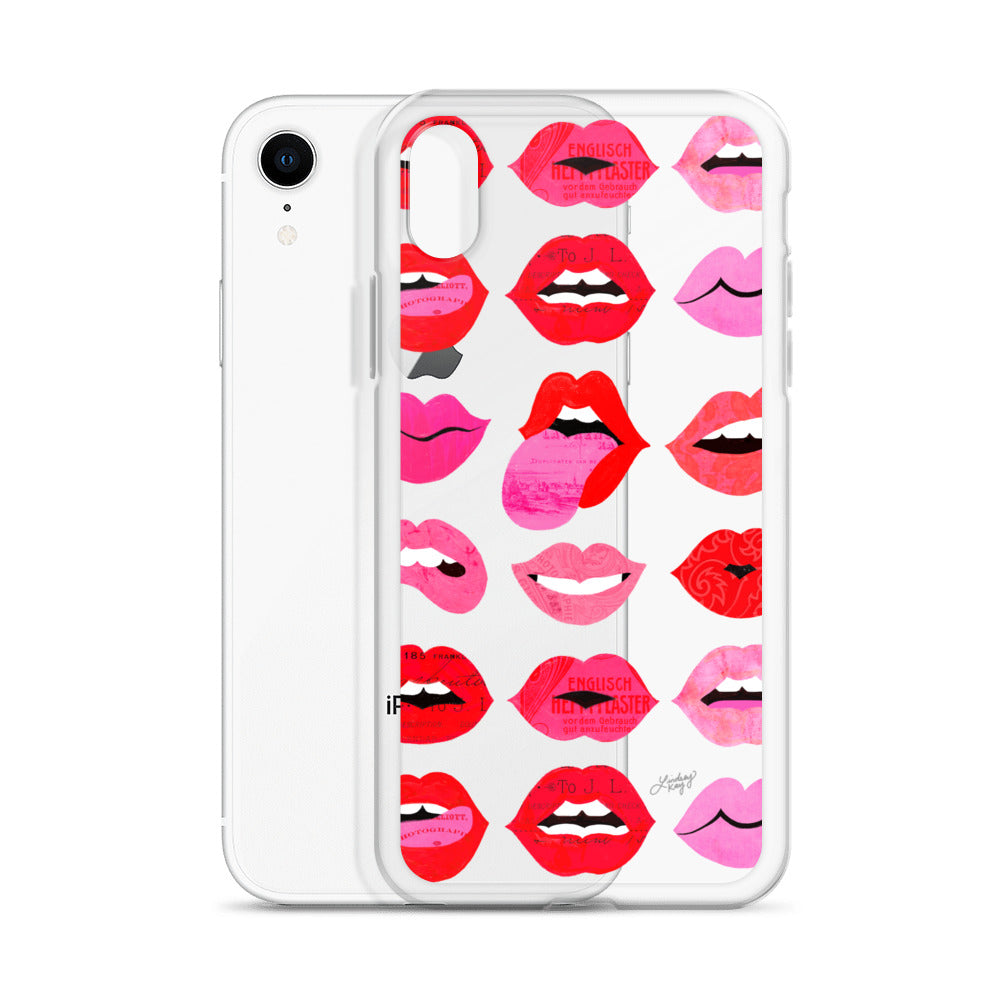 Labios de Amor - Funda transparente para iPhone®