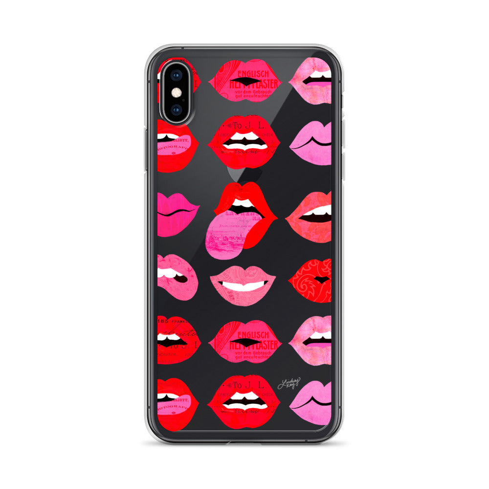 Lips of Love - Clear iPhone Case