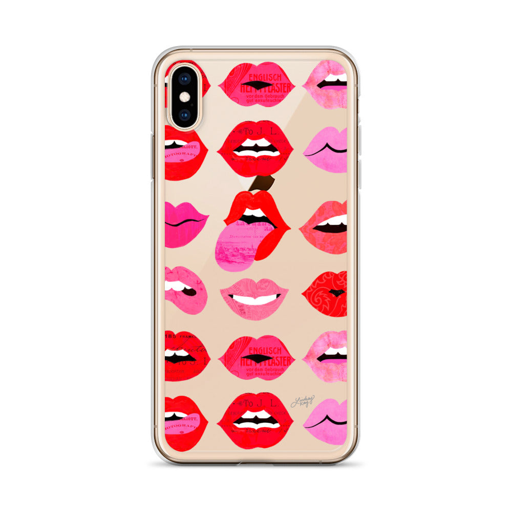 Labios de Amor - Funda transparente para iPhone®