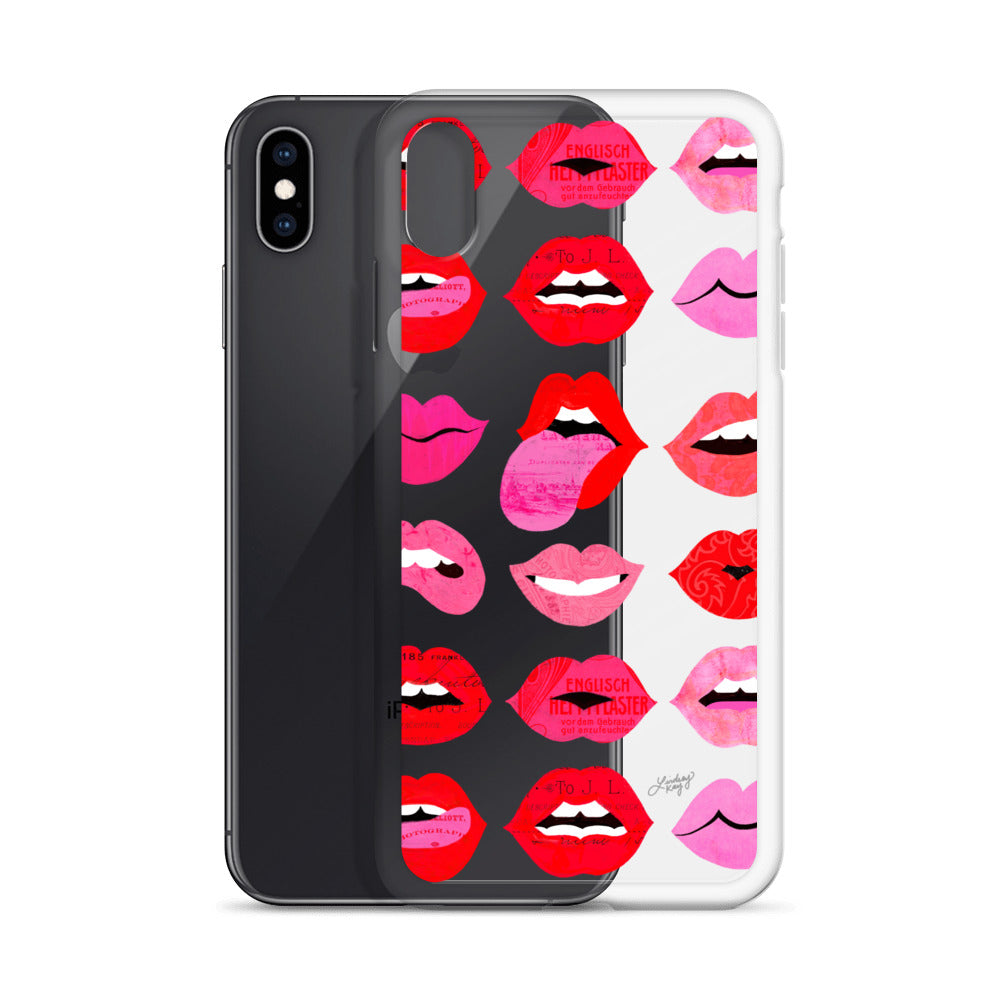 Lips of Love - Clear iPhone Case