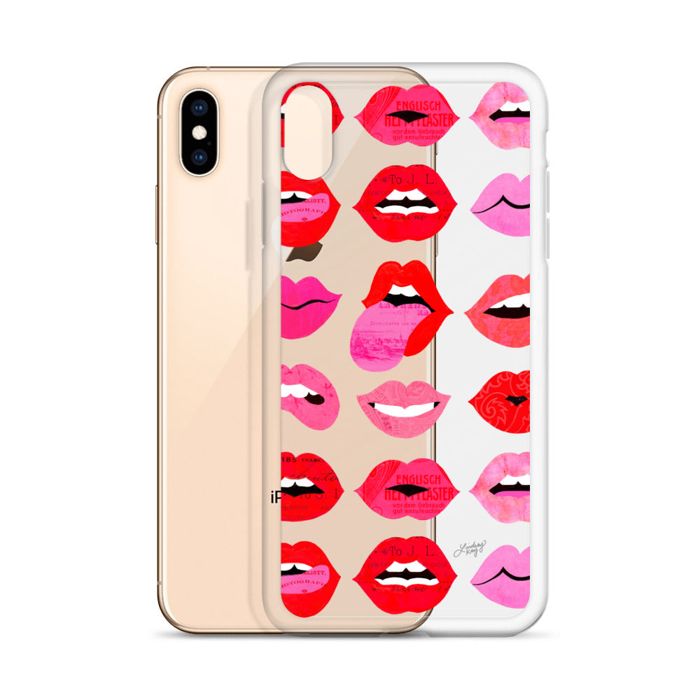 Labios de Amor - Funda transparente para iPhone®