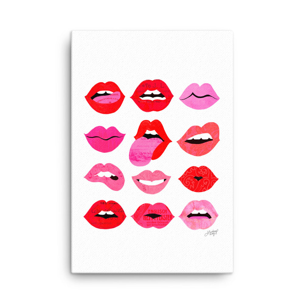 Lips of Love - Canvas