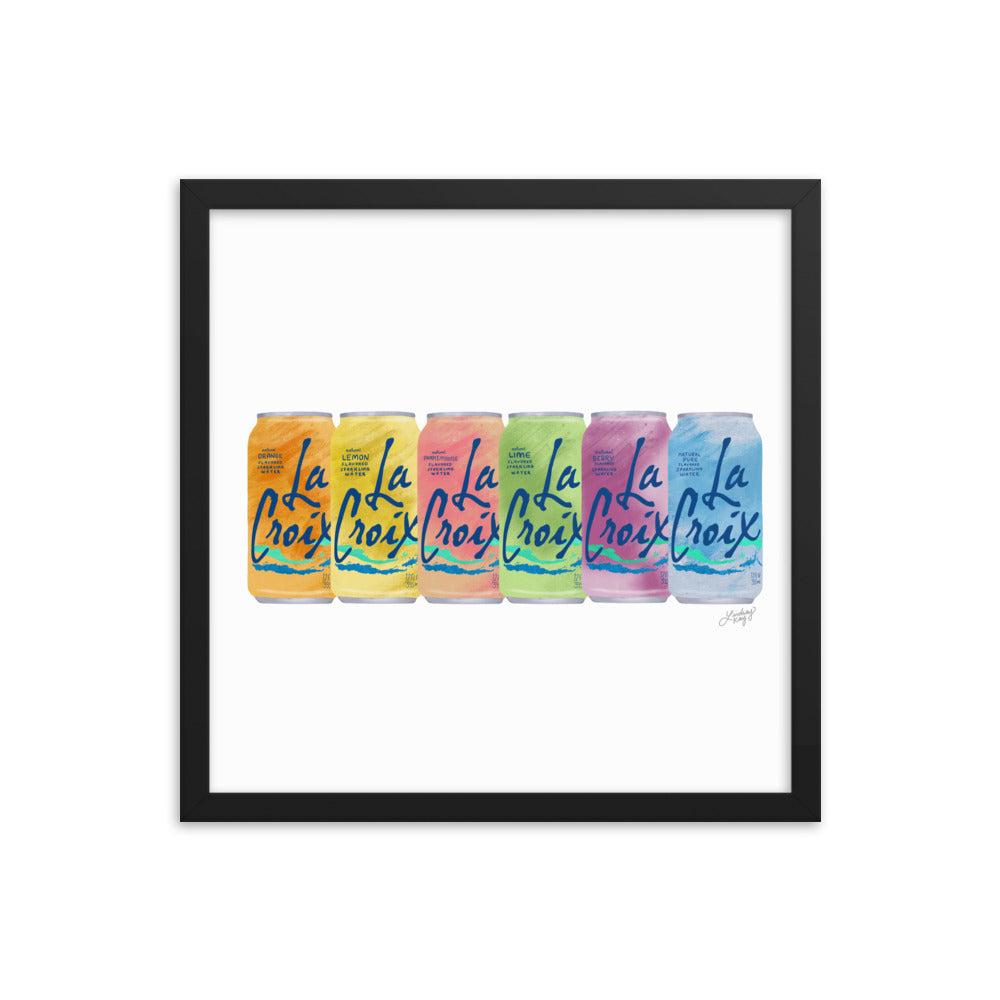 La Croix Illustration - Framed Matte Print - Lindsey Kay Collective