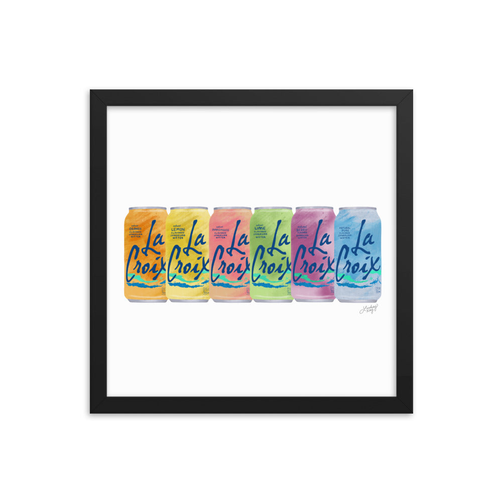 La Croix Illustration - Framed Matte Print - Lindsey Kay Collective