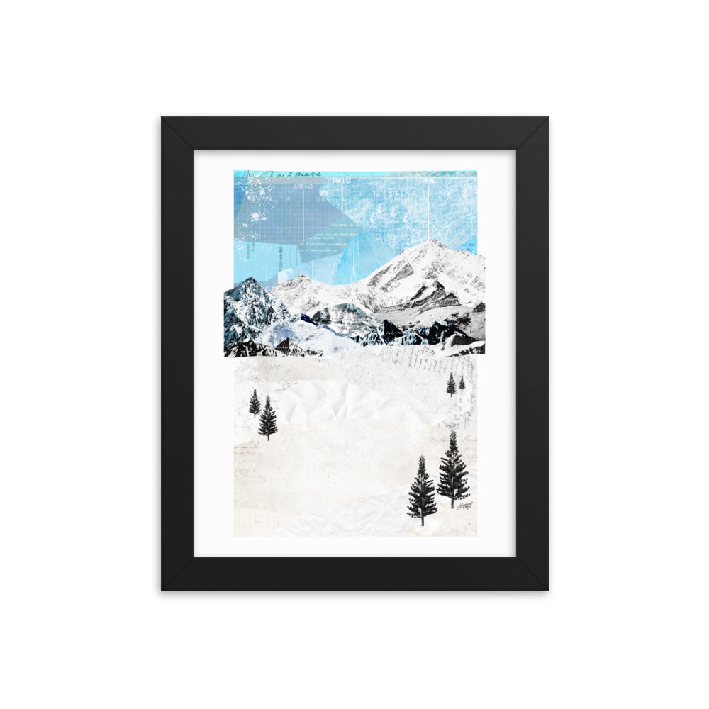 Mountain Landscape - Framed Matte Print - Lindsey Kay Collective