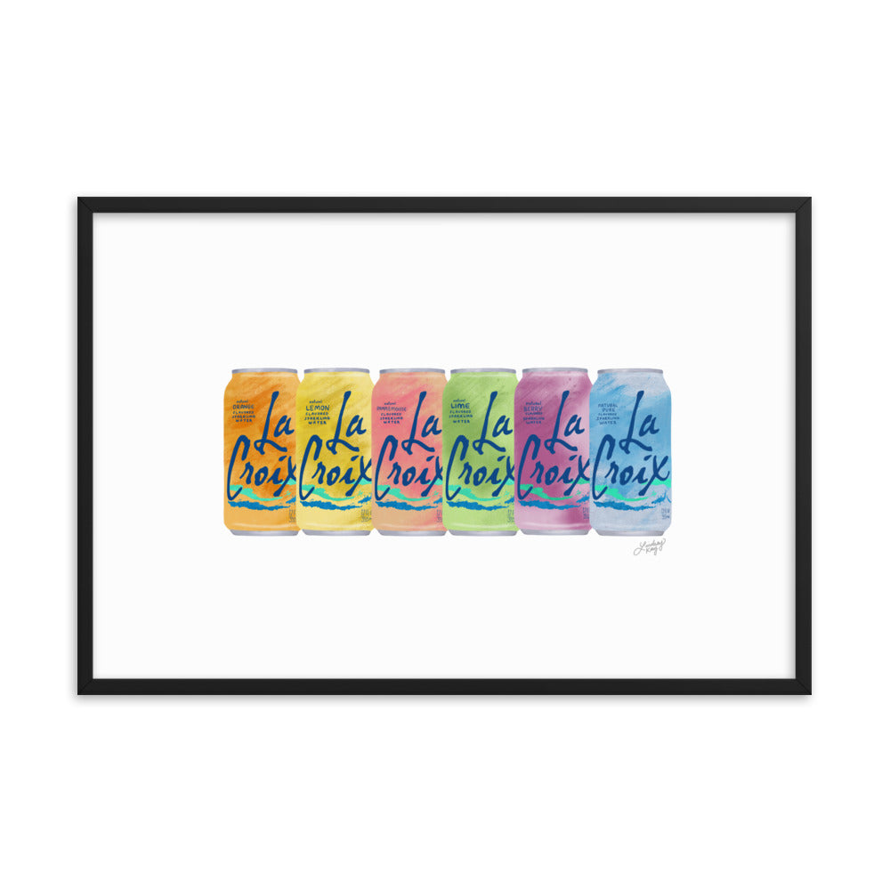 La Croix Illustration - Framed Matte Print - Lindsey Kay Collective