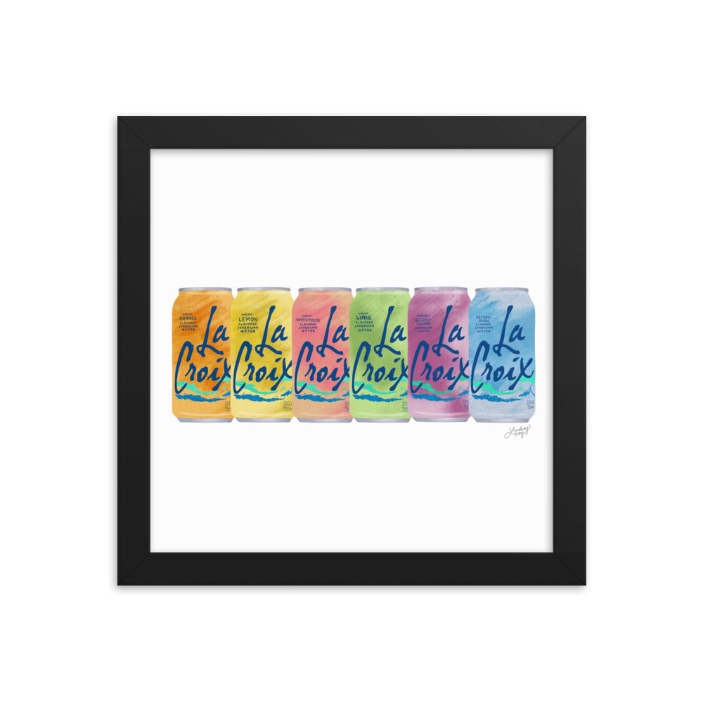 La Croix Illustration - Framed Matte Print - Lindsey Kay Collective